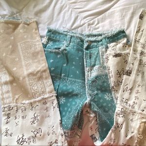 Patchwork pants